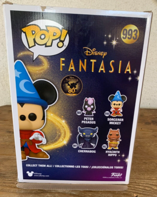 Pop Funko Disney Fantasia Sorcerer Mickey Mouse Wizard 993