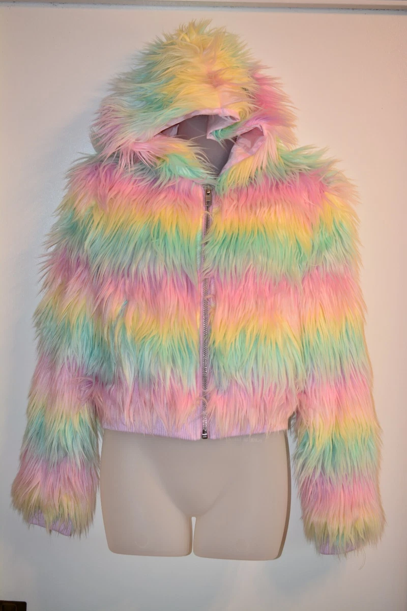 Fluffy top festival jacket