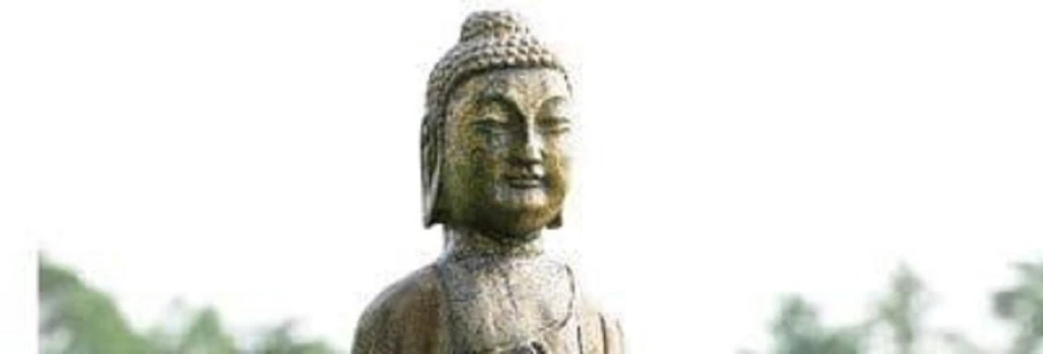 Buda meditando em pé grande no pedestal decoração zen exterior interior 2,25 pés - Imagem 3 de 4