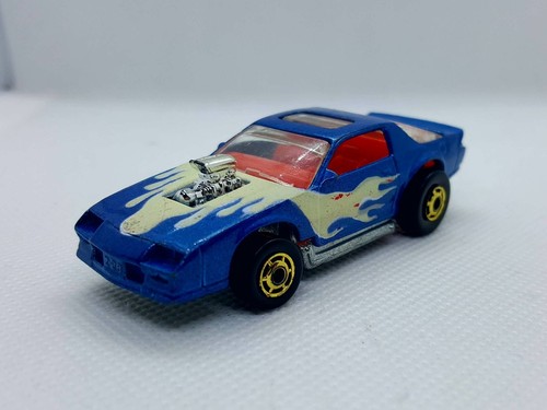 HTF Camaro soffiata vintage Hotwheels Z28-Glow in scuro Tampo Turbotrax Turboglo - Foto 2 di 10