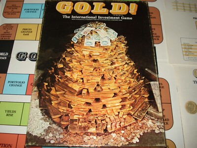 GOLD! - GOLDSPIEL - AVALON HILL - 1981 - 100% - INTERNATIONAL INVESTMENT GAME