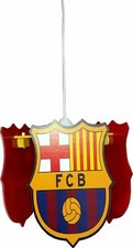 Lampadario squadra calcio Barcellona per cameretta bimbo a sospensione