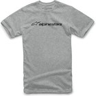Alpinestars Linear Combo Short Sleeve T-Shirt- Men Casual wear tee -Heather Grey