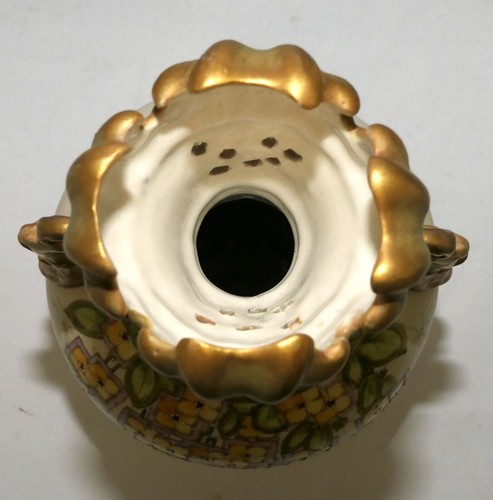 Turn Teplitz Vienna Jugendstilvase E Wahliss Amphora Werke Böhmen, Gold 29,5 cm - Picture 15 of 18