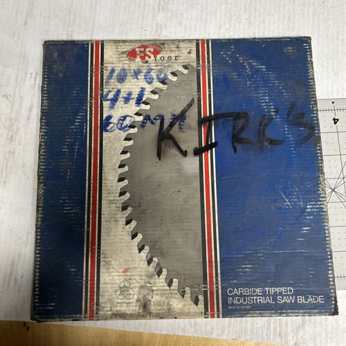 FS Tool - Carbide Blade 10" dia. x 60T  x 2.25" (2 1/4") Bore. Freshly Sharpened