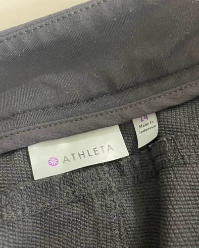 Pantalones Athleta Negros Wander Stash Ajustados Utilitarios Pierna Delgada Bolsillos con Cremallera Talla 14 - Imagen 5 de 7