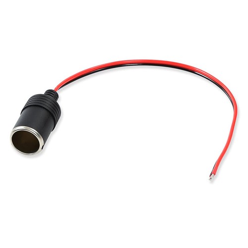 Car Cigarette Lighter Female Socket Adapter Plug 12V 24V Connector Outlet Cable - Bild 3 von 7