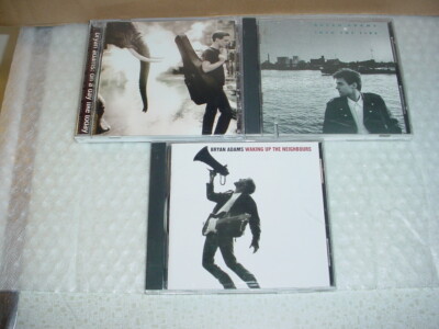 BRYAN ADAMS 3 CD, INTO THE FIRE, WAKING UP THE NEIGHBOURS, ON A DAY LIKE TODAY