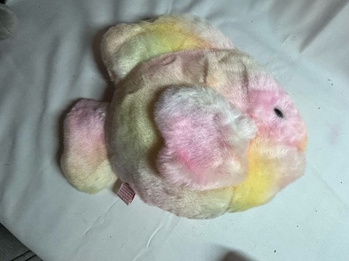 2000 Retired Ty Beanie Buddy Coral Tie Dye Fish Plush 10" - Picture 2 of 5