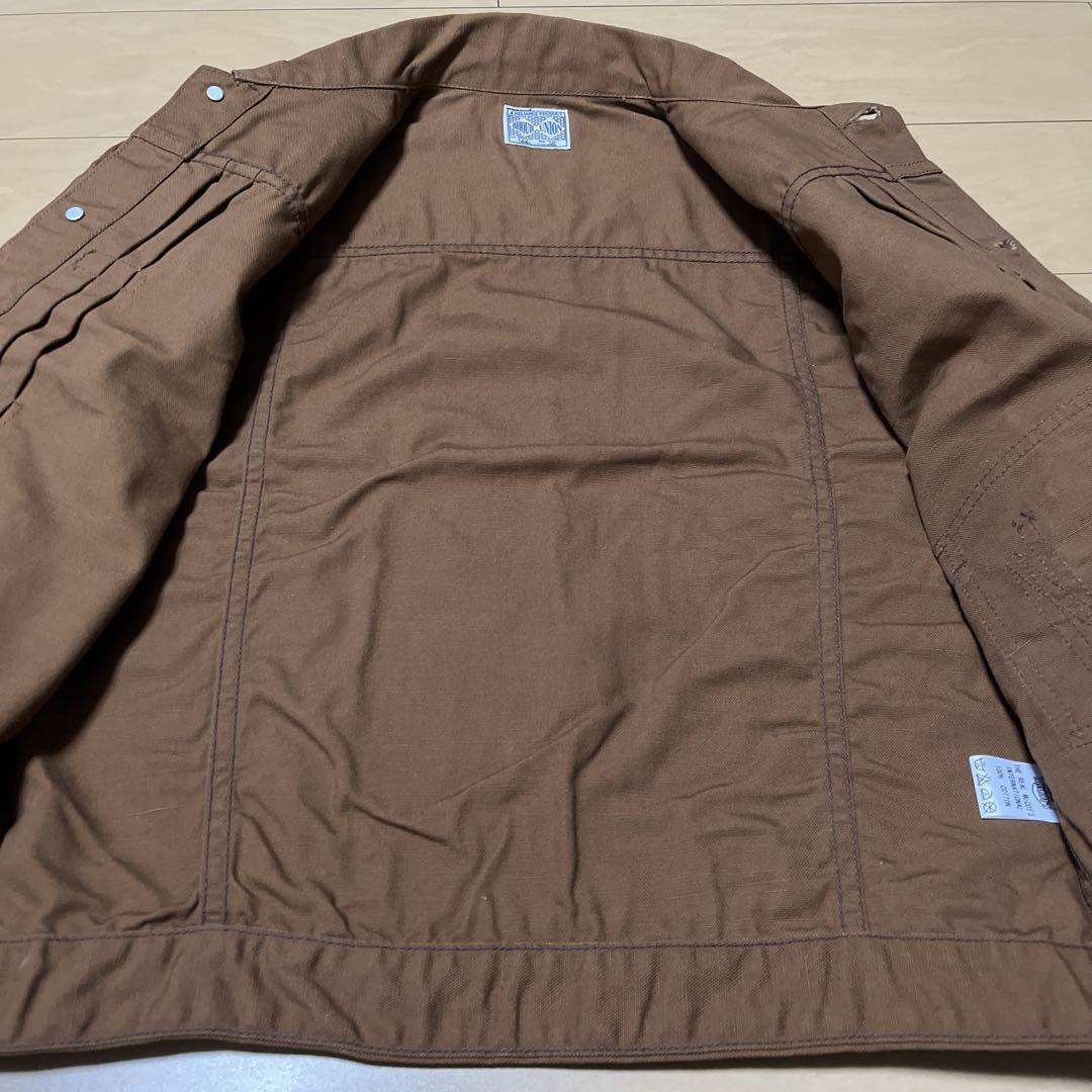 JOE McCOY Brown Duck Jacket Cotton Size 38 Used From Japan JOE McCOY Brown Duck Jacket Cotton Size 38 Used From Japan
