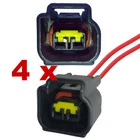 Ignition coil connector - SUZUKI / YAMAHA with cable (4 x FEMALE) Injector car