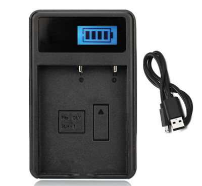 Battery Charger for Olympus OM-D E-M1X, OMD EM1 Mark II, OM-D E-M1 Mark III