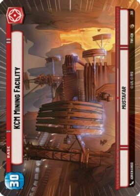 1 x KCM Mining Facility - Hyperspace - Twilight of the Republic - NM-Mint - Star