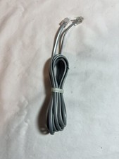 Telephone Line Cord Cable Wire RJ11 DSL Modem Fax, Phone to Wall 16ft - Gray