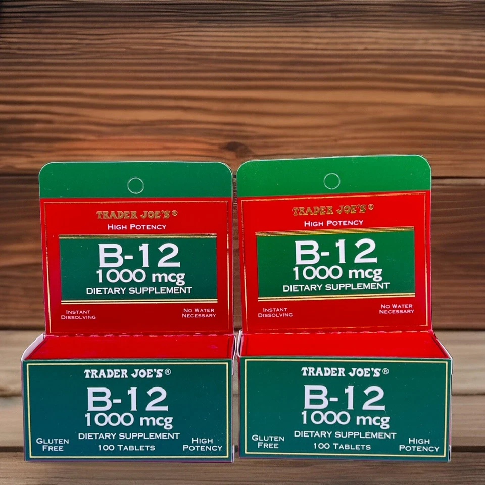 2x Suplemento dietético Trader Joe's High Power Under The Lengue B-12 1000 mcg Foto 2 de 4
