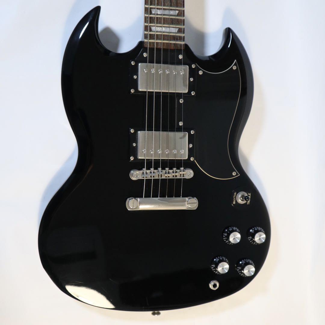 Epiphone X Grover Peg SG Black Electric Guitar W/Gig Bag Epiphone X Grover Peg SG Black Electric Guitar W/Gig Bag