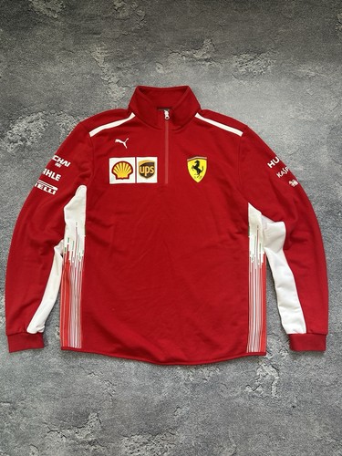Scuderia Ferrari F1 Team Jacket 2018 Kimi Raikkonen and Sebastian Vettel Size: L - Picture 1 of 10
