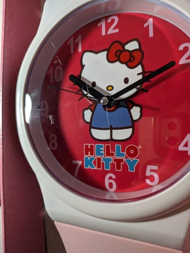 SANRIO HELLO KITTY Wanduhr Armbanduhr BRANDNEU - 36 Zoll - LESEN - Bild 6 von 10