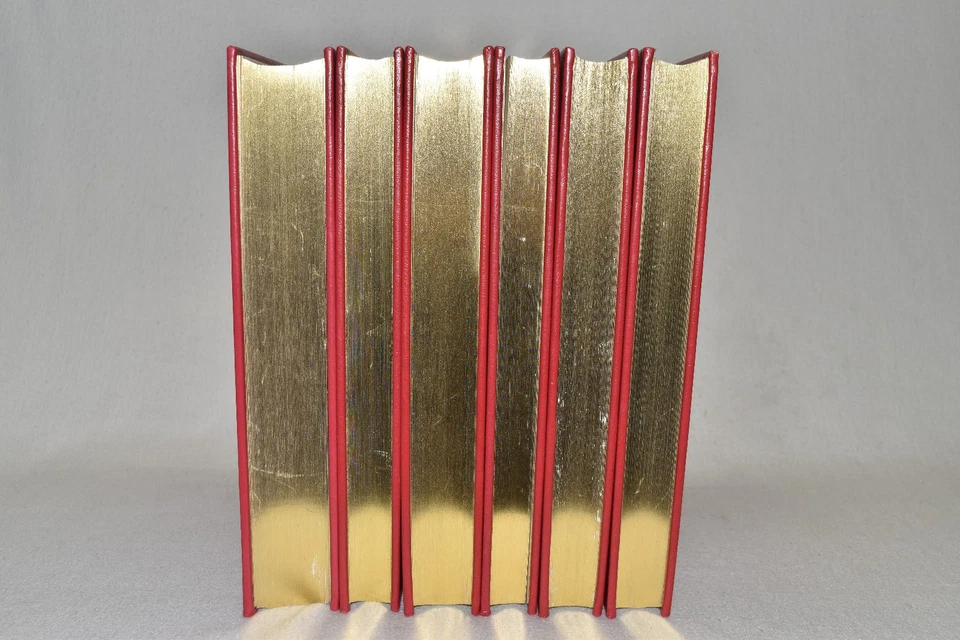 EASTON PRESS 6V ИСТОРИИ ЛЮБОВЬ СТРАСТЬ Камилла Джиджи Нана Роксана янтарь Антуя тонкий! - Изображение 2 из 4