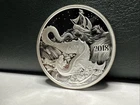 Leviathan Finding Silverbug Island 2018 1 oz .999 Fine Silver BU Round treasure