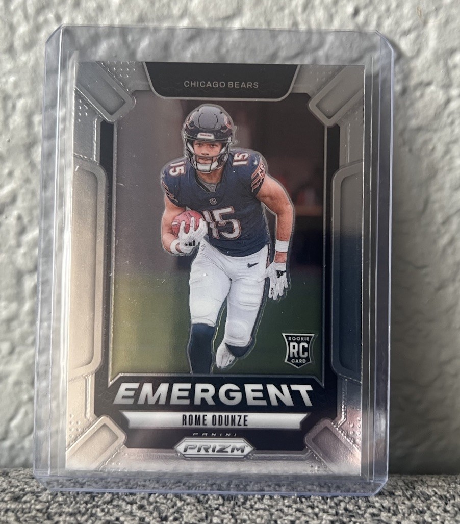 2024 Panini Prizm - Emergent Rome Odunze #11 Silver Prizm (RC)