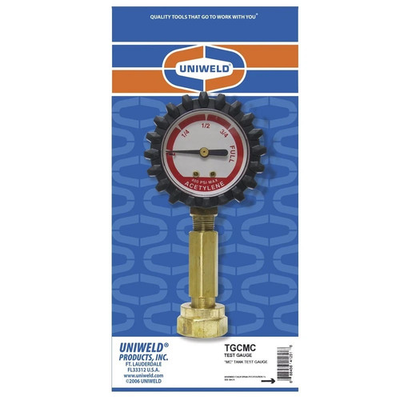 #ad #ad Uniweld Welding quot;MCquot; Acetylene Tank Contents Test Gauge Make Sure Its Full $59.95