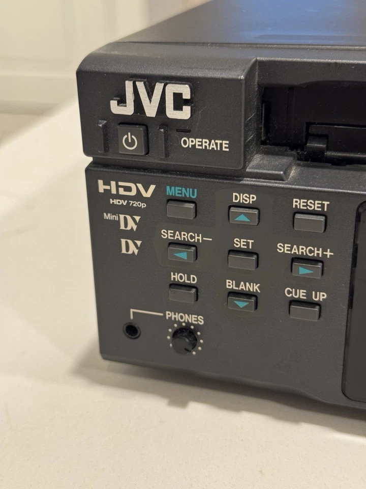 JVC BR-HD50U ProHD HDV, Mini DV HD Video Cassette Recorder NO POWER CORD - Image 2 of 4