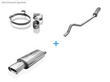  Komplettanlage ab Kat Opel Astra F inkl. GSi CC Fließheck 1-Punkt-Aufhängung