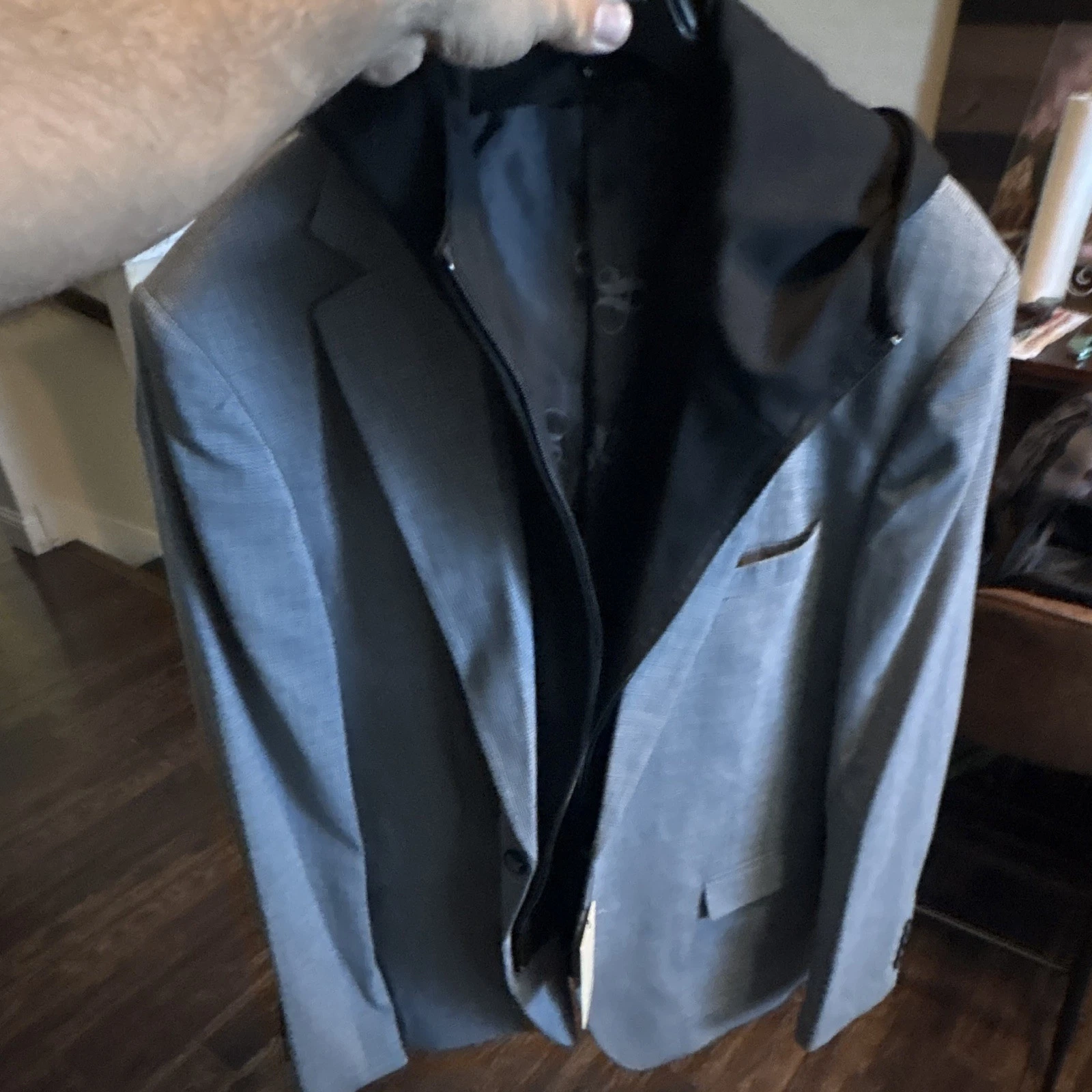 Scotch & Soda Men's Gray Sport Coat Jacket 2XL 46" Chest Notch Button image 1