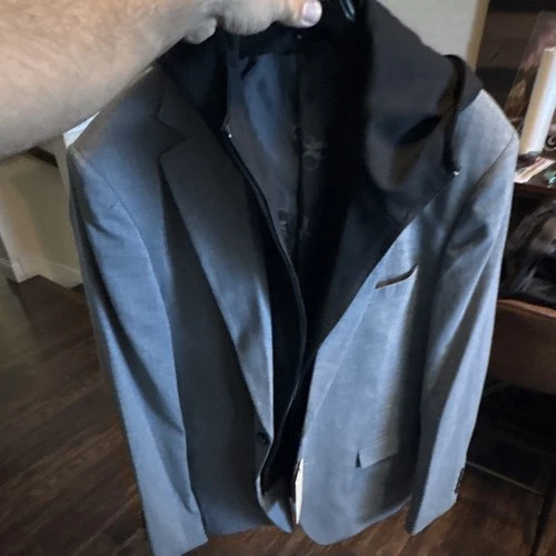 Scotch & Soda Men's Gray Sport Coat Jacket 2XL 46" Chest Notch Button - product listing photo