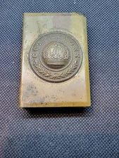 WORLD WAR ONE, WW I TRENCH ART MATCH BOX HOLDER #2  T6