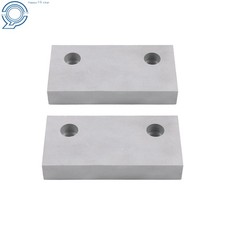 6" 3" 1" Machinable Aluminum Soft Jaws For 6" Mill Vise Set Of 2 Jaws