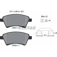 Textar 2439101 Bremsbelagsatz FüR Fiat Sedici 189