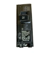 1 Pc Siemens BQ1-B020 20AMP 120V 1 Pole Circuit Breaker Molded Case