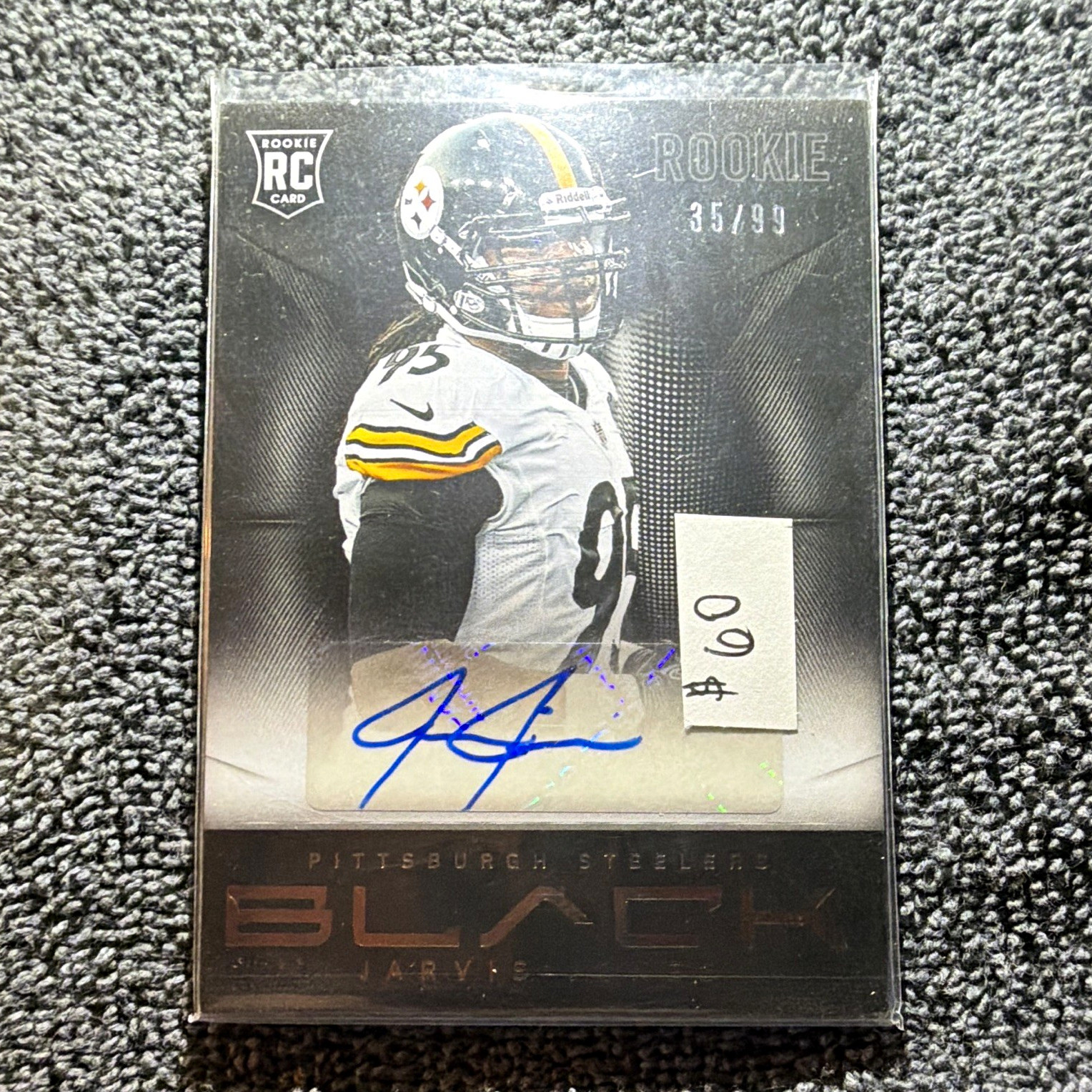 Panini 2013 Black Football Jarvis Jones RC Auto #143 35/99 Steelers