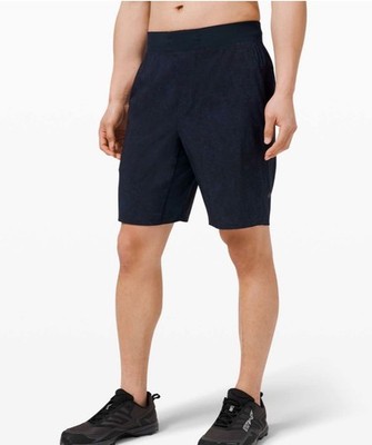 Lululemon Men's THE Shorts Linerless Athletic Shorts Gym Workout Blue 9'' L