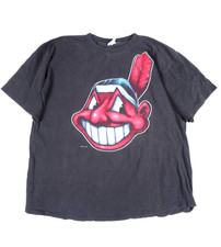 Vintage 90s Cleveland Indians Chief Wahoo T-Shirt XL Single Stitch Salem MLB Tee