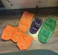 Vintage Crown Royal Liquor Drawstring Bags Mixed Lot Colors Sizes 10 Bags Crafts