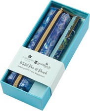 Goldbuch Set lieblingsSTIFT & Mäppchen Nature's Melody Blue Geschenkbox