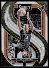 2025-26 Panini Select WNBA Silver Prizm Rayah Marshall RC Connecticut Sun #167