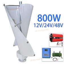 800W 12V/24V/48V Wind Turbine Generator Syste...