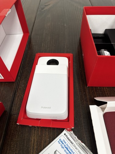 Polaroid Insta-Share Printer Moto Mod by Motorola + Accessories & Box (No Phone) - Photo 17 sur 19
