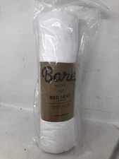 Bare Home Bed Skirt Queen Grand White  5-Inch Tailored Drop Easy Fit Bed Skirt