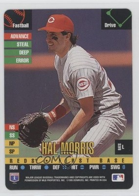 1995 Donruss Top of the Order Hal Morris c7w
