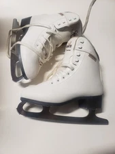 Jackson Excel Ice Skates for Girls – Children's Size 5, White, Used 3 times