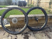 Sun Rim Single Track 26” Mtb Wheels With Cassette And Shwalbe Black Jack Tyres