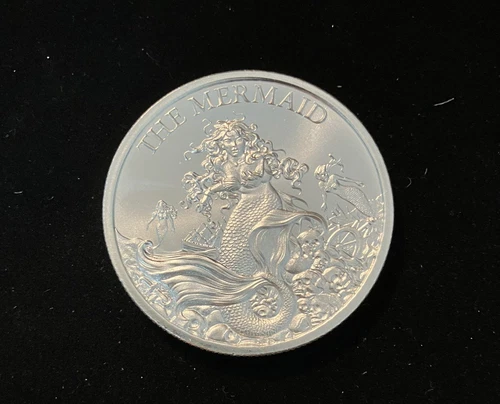 Intaglio Mint Cryptozoology THE MERMAID 1oz .999 Silver USA Made Round BU