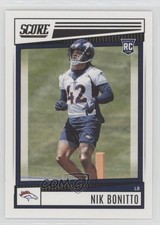 2022 Score Rookies Nik Bonitto #317 0ht6