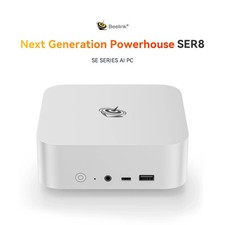 Beelink SER8 Mini PC Ryzen 7 8745HS - 32GB / 512GB / 780m - Frost Silver - NEW