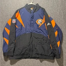 Chicago Bears Vtg Apex One NFL Pro Line Jacket Coat mens XL windbreaker stitched